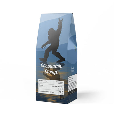 12 oz. Medium Dark Roast Coffee, whole bean or ground, Sasquatch Stomp! | by 515Gear.com | sourced from Central America!