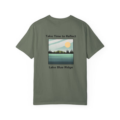 Unisex Adult T-shirt, Lake Blue Ridge, by 515Gear.com | Blue Ridge, GA | Time to Reflect!