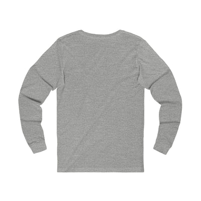 grey long-sleeve T-shirt