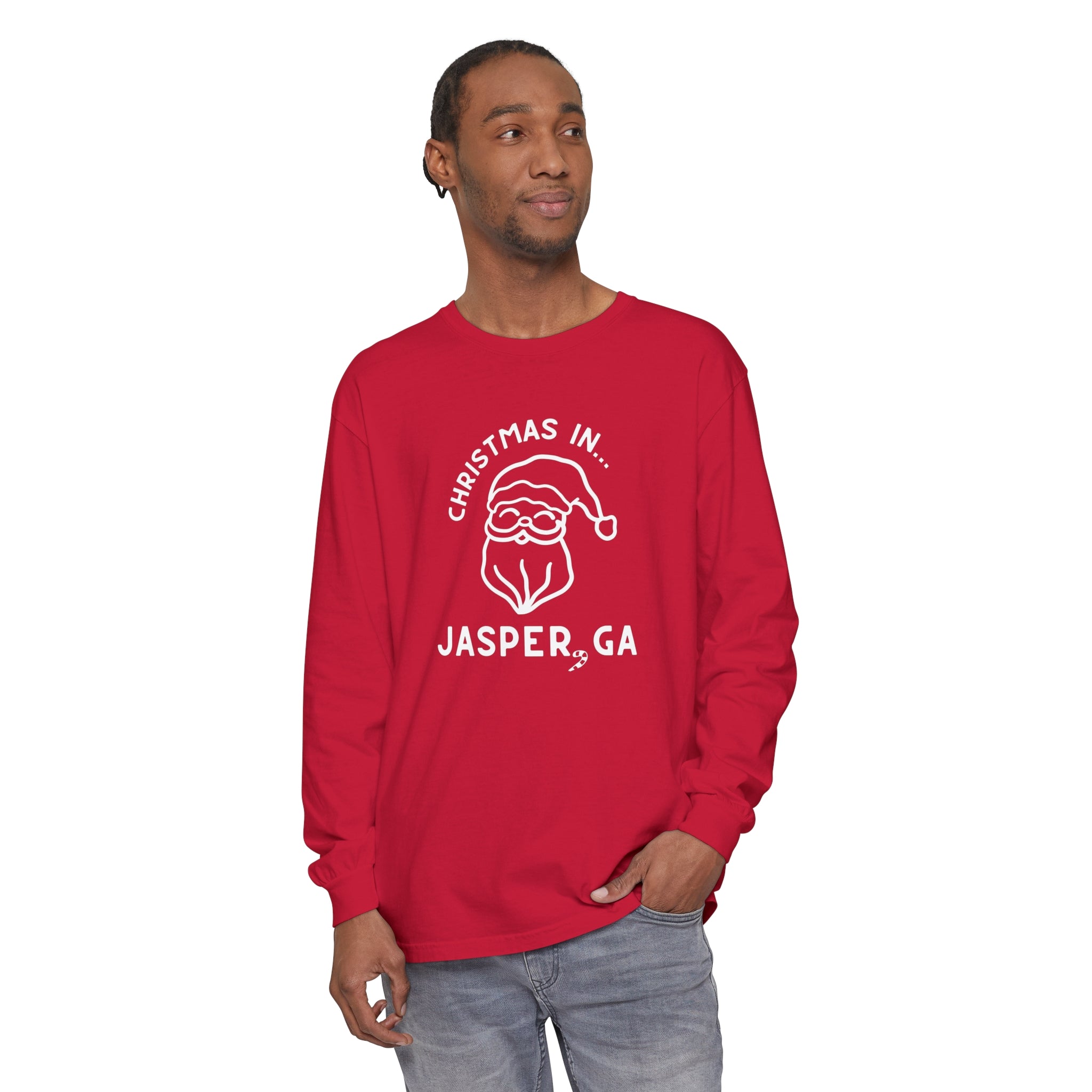 Christmas in Jasper - Long Sleeve T-Shirt