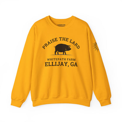 Ellijay, Praise the Lard, Whitepath Farm - Heavy Blend™ Crewneck Sweatshirt