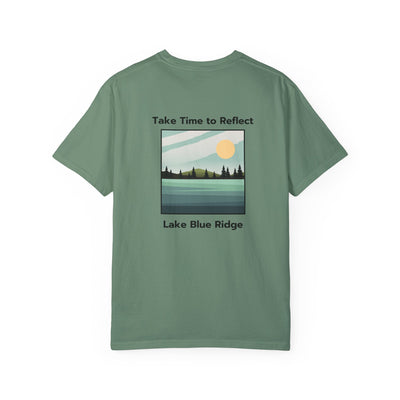 Unisex Adult T-shirt, Lake Blue Ridge, by 515Gear.com | Blue Ridge, GA | Time to Reflect!