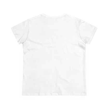 Plain white t-shirt on a light beige background