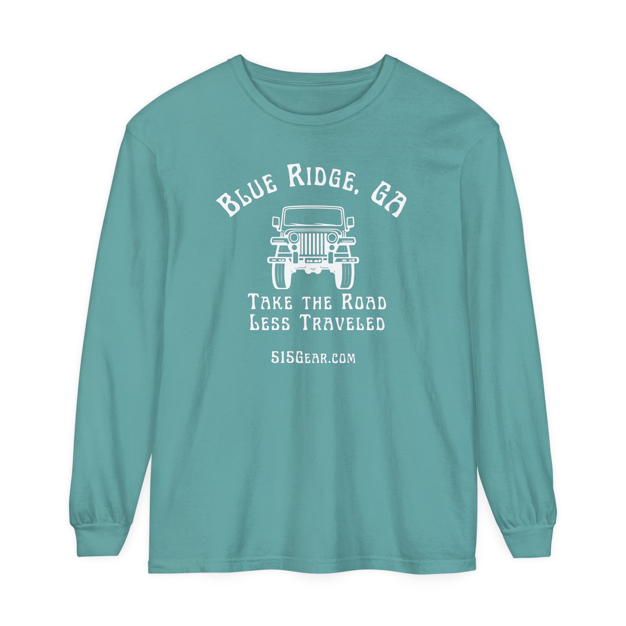 Blue Ridge, Jeep the Road Less Traveled - Long Sleeve T-Shirt