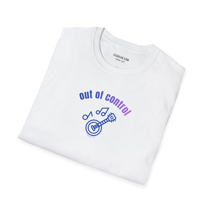 The Fretless Fury Out of Control Banjo Unisex Softstyle T-Shirt