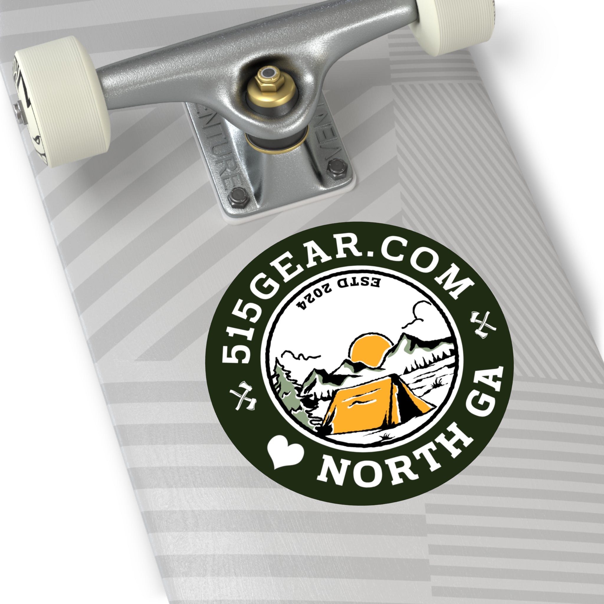 515Gear Camping Sticker, official logo | by 515Gear.com | Love North Georgia!