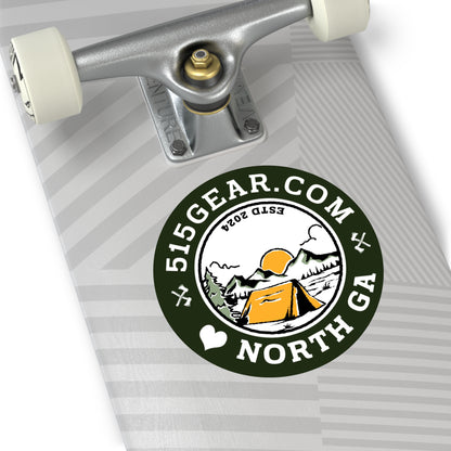 515Gear Camping Sticker, official logo | by 515Gear.com | Love North Georgia!
