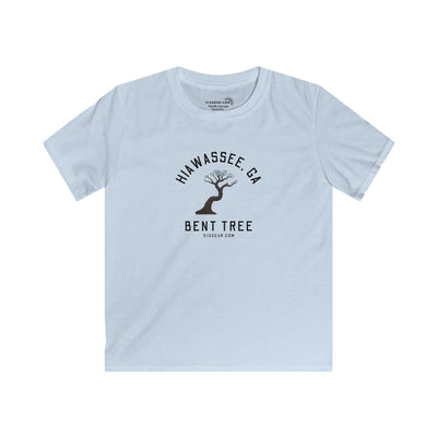 Kid’s T-Shirt, Bent Tree design by515Gear.com | Hiawassee, GA | Don't leave the trail!