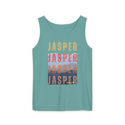 unisex tank-top, mountains graphic, by 515 Gear | Jasper, GA | cotton tank perfect for casual hikes and workouts