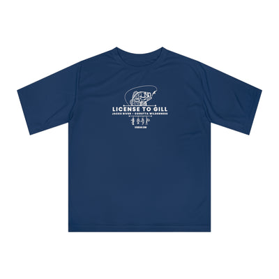 Licensed to Gill: Jacks River Cohutta Wilderness - Unisex, Performance Moisture Wicking T-shirt