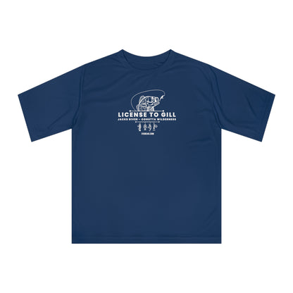 Licensed to Gill: Jacks River Cohutta Wilderness - Unisex, Performance Moisture Wicking T-shirt