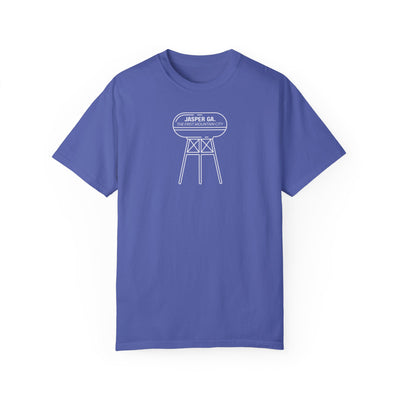 Jasper, GA "First Mountain City" Water Tower, Unisex Garment-Dyed adult T-shirt by 515Gear.com