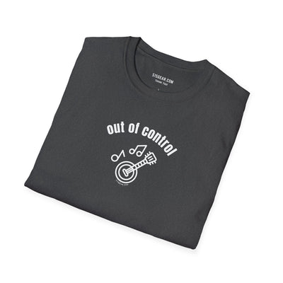 The Fretless Fury Out of Control Banjo Unisex Softstyle T-Shirt
