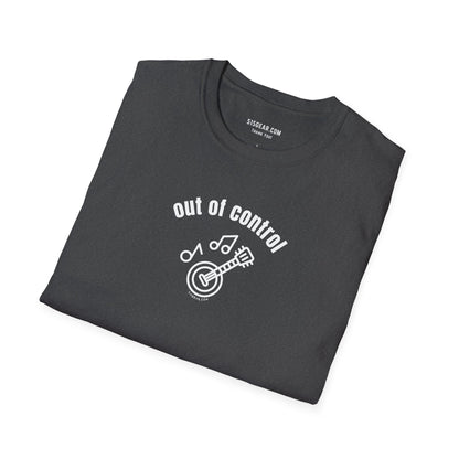 The Fretless Fury Out of Control Banjo Unisex Softstyle T-Shirt