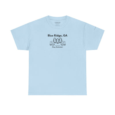 Unisex Adult T-shirt, Play Outside, by 515Gear.com | Blue Ridge, GA | Hiking themed t-shirt