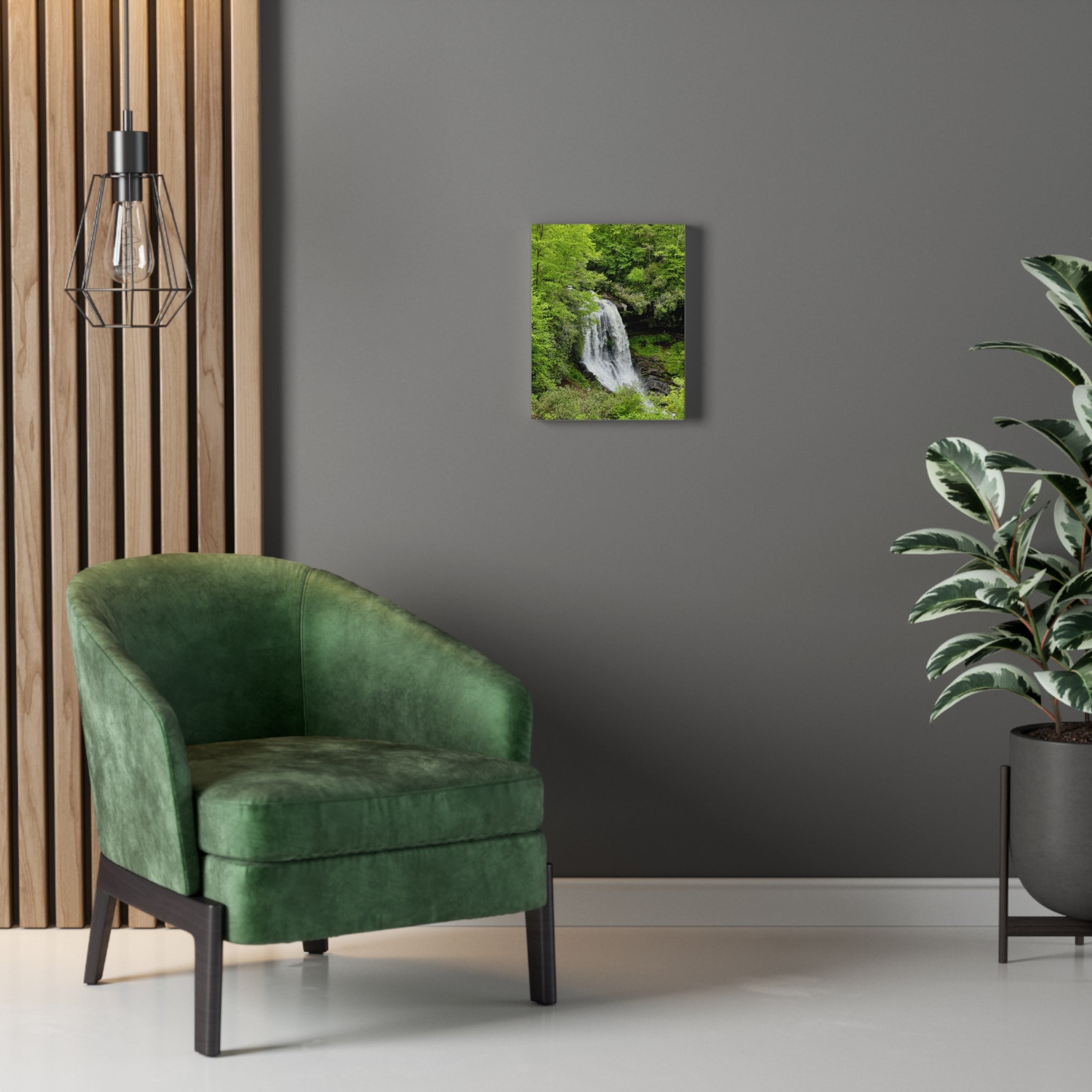 The Blue Ridge Mountains - Waterfall Canvas