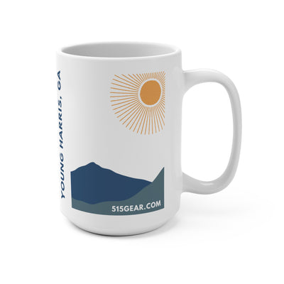 Mug, Mountain Sunrise Graphic by 515Gear.com | Young Harris, GA | Just a ray of Sunshine!