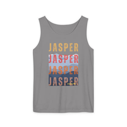 unisex tank-top, mountains graphic, by 515 Gear | Jasper, GA | cotton tank perfect for casual hikes and workouts