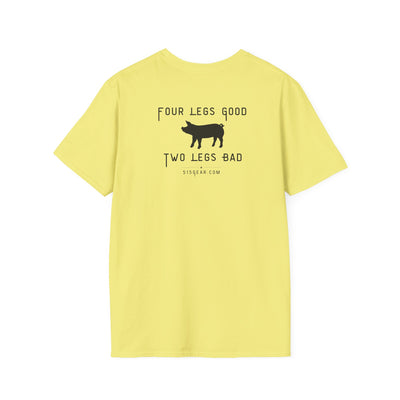 unisex adult t-shirt, satirical reference for “Orwellian” lovers | 515Gear.com | anyone love Animal Farm?