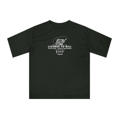 Licensed to Gill: Jacks River Cohutta Wilderness - Unisex, Performance Moisture Wicking T-shirt