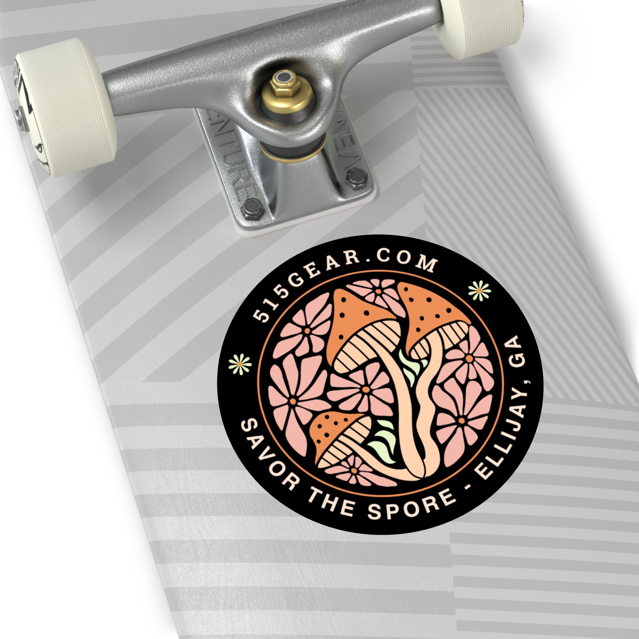 515Gear Mushroom Sticker, by 515Gear.com | Ellijay. GA | Savor the Spore!