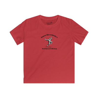 Kid’s T-Shirt, Dance Like Nobody's Susquatching | by515Gear.com | Grooving with Bigfoot!