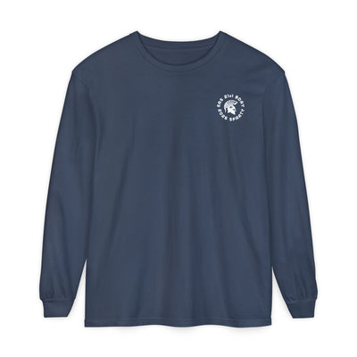 EASy Does It 21st BDAY Unisex Long Sleeve Comfort Colors T-Shirt