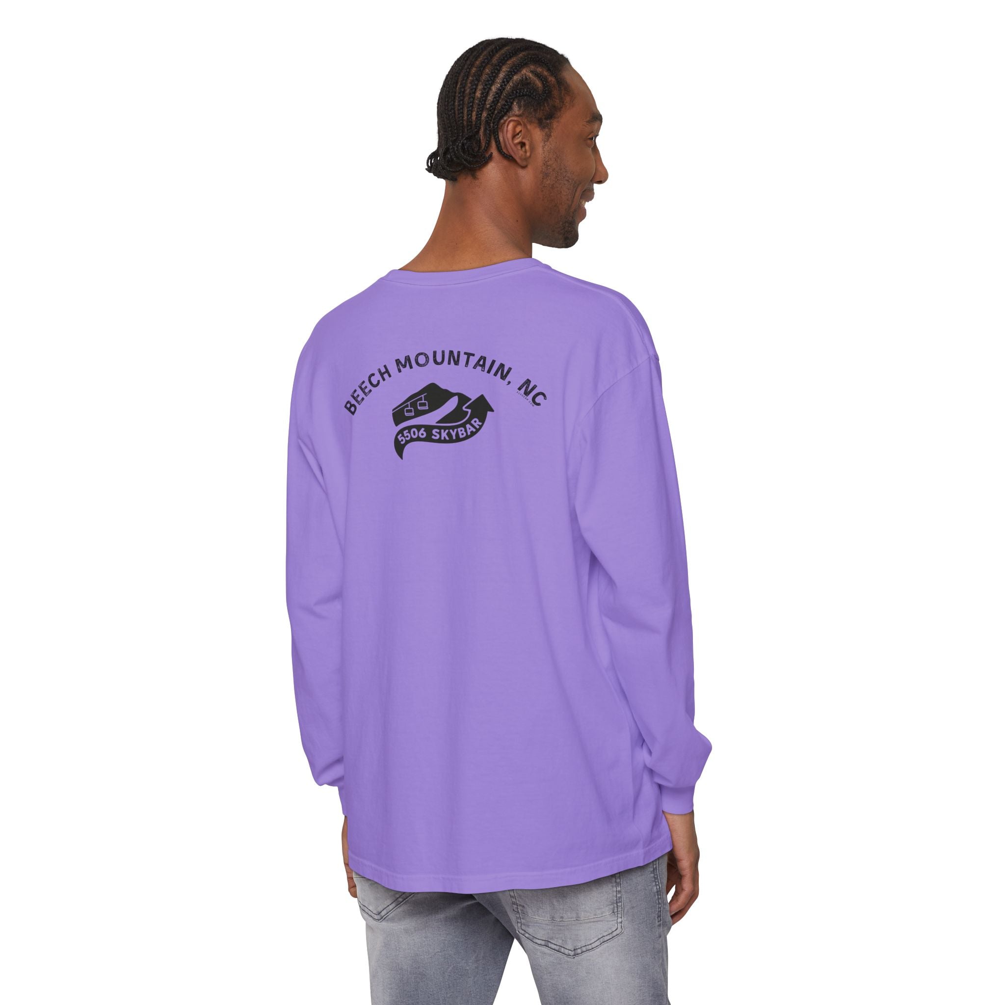 Beech Mountain, NC – 5506 Summit (v2) Comfort Colors® Long-Sleeve Tee