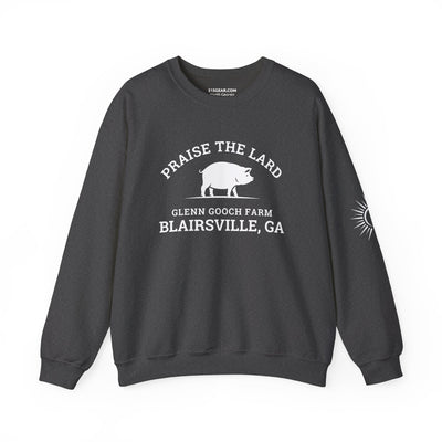 Sweatshirt, Praise the Lard Design, by 515Gear.com | Blairsville, GA | Glenn Gooch Farm