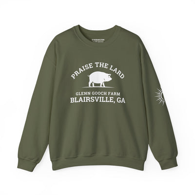 Sweatshirt, Praise the Lard Design, by 515Gear.com | Blairsville, GA | Glenn Gooch Farm