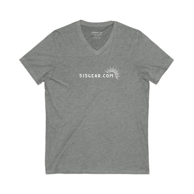 Women’s V-Neck T-shirt, Simple, understated design | by 515Gear.com | Celebrate your trip!