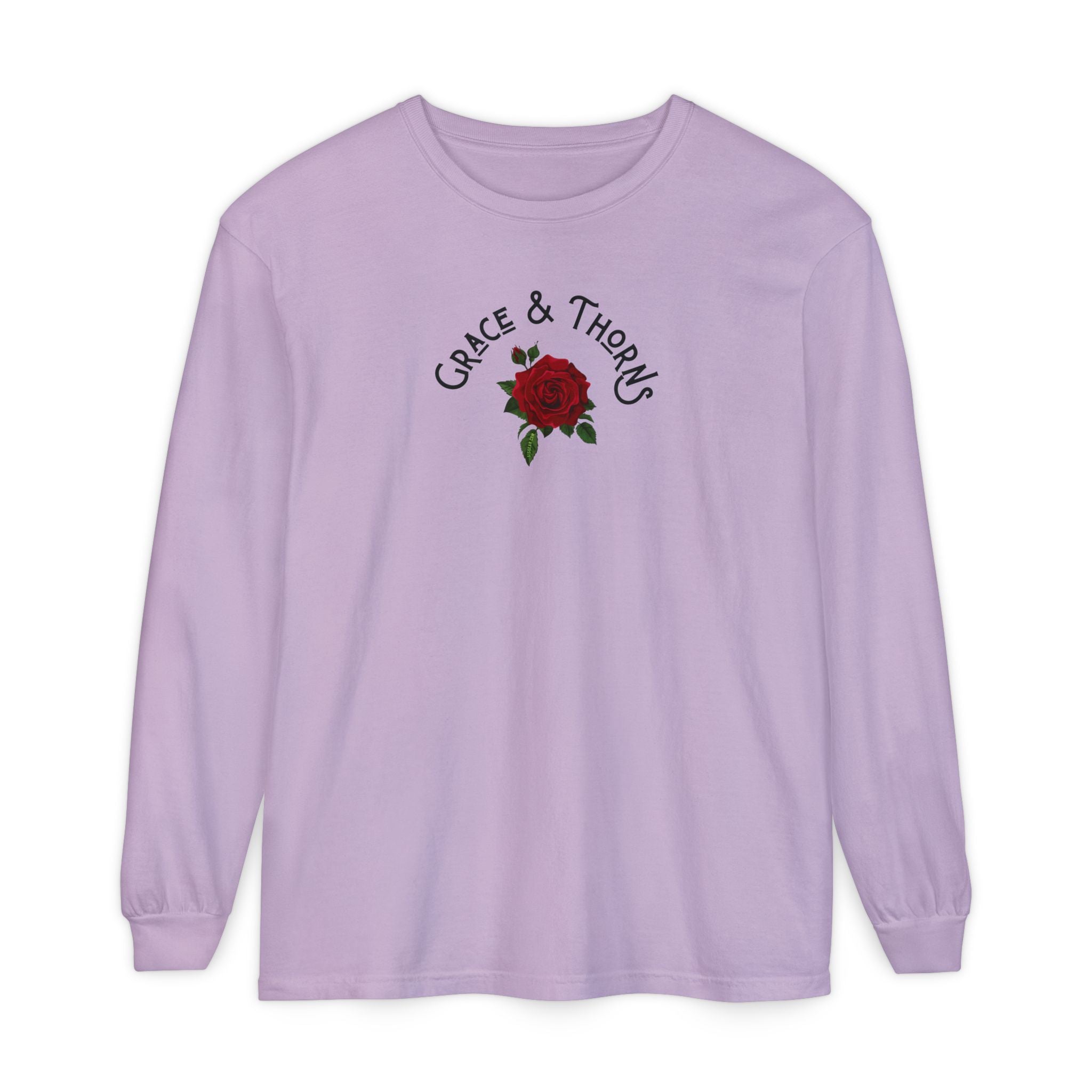 The Grace & Thorns Long Sleeve Comfort Colors Long Sleeve T-Shirt