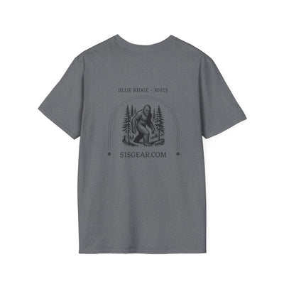 Adult T-shirt, Forest & Bigfoot graphic by 515Gear.com | Blue Ridge, GA | 30513