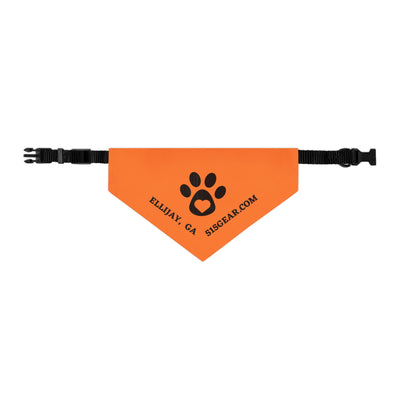 Dog Bandana, by 515 Gear.com | Ellijay, GA |  Orange Bling for your favorite pup!