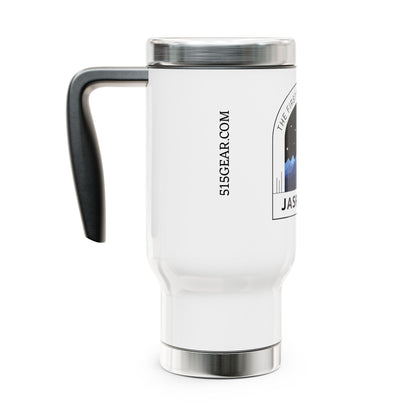 Jasper- Stainless Steel Travel Mug with Handle, 14oz