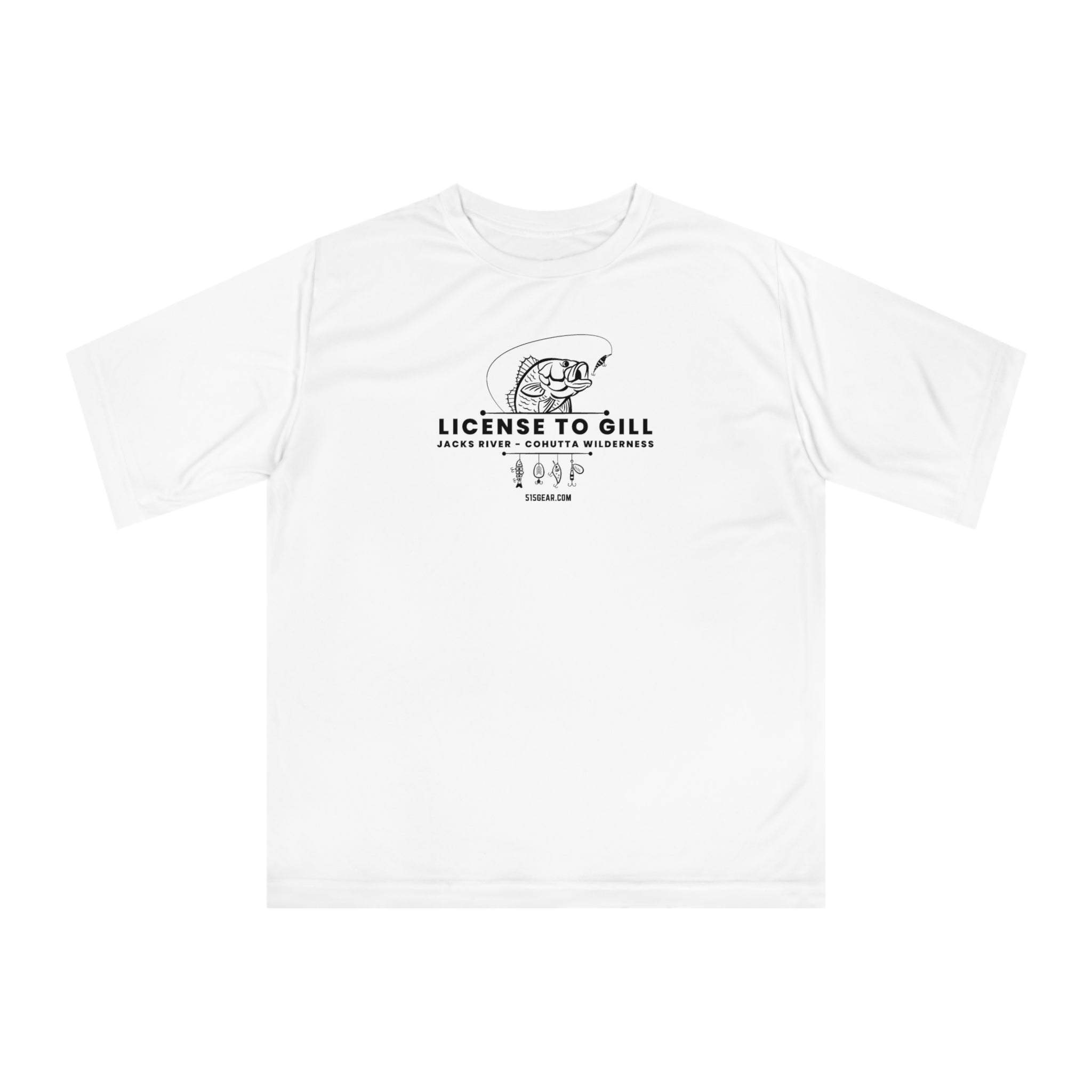 Licensed to Gill: Jacks River Cohutta Wilderness - Unisex, Performance Moisture Wicking T-shirt