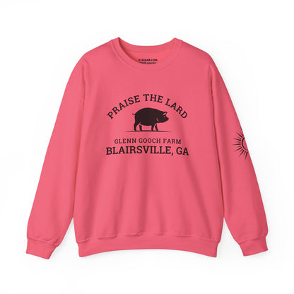 Sweatshirt, Praise the Lard Design, 515Gear.com | Blairsville, GA | Glenn Gooch Farm