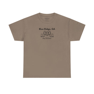 Unisex Adult T-shirt, Play Outside, by 515Gear.com | Blue Ridge, GA | Hiking themed t-shirt