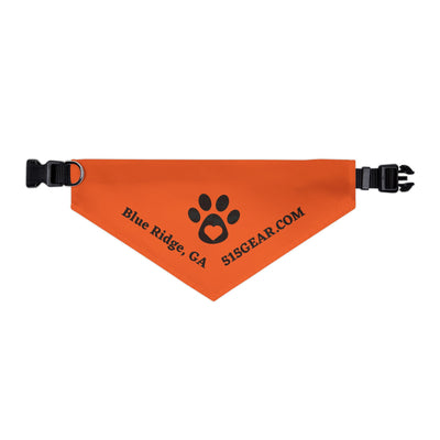 Dog Bandana, by 515 Gear.com | Blue Ridge, GA |  Orange Bling for your favorite pup!