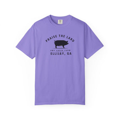 Praise the Lard, Amy Creek Farm, Ellijay - Comfort Colors Unisex Garment-Dyed T-shirt