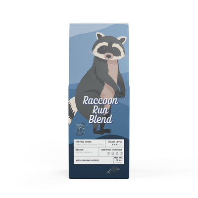 12 oz. Medium Roast Coffee, whole bean or ground, wake up happy! | by 515Gear.com | sourced from Central America