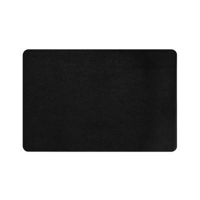 Pet Food Mat — "Paws Pause Here" Non-Slip Feeding Mat (12x18)