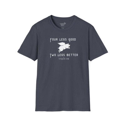 unisex adult t-shirt, satirical reference for “Orwellian” lovers | 515Gear.com | anyone love Animal Farm?
