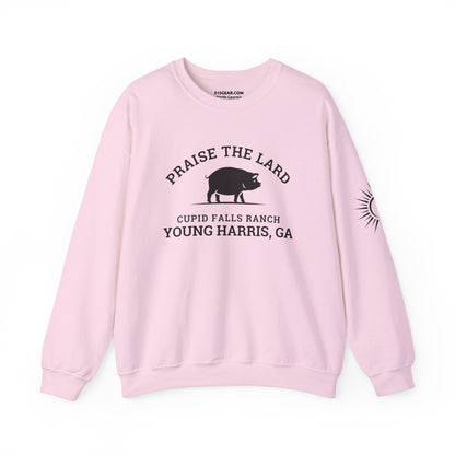 Sweatshirt, Praise the Lard Design, 515Gear.com | Young Harris, GA | Cupid Falls Ranch