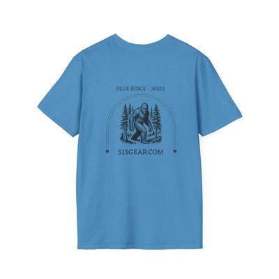 Adult T-shirt, Forest & Bigfoot graphic by 515Gear.com | Blue Ridge, GA | 30513