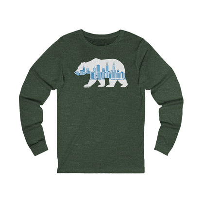 “Bear Down, Chi-Town” Skyline Long Sleeve Tee