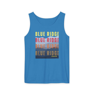 unisex tank-top, mountains graphic, by 515 Gear | Blue Ridge, GA | cotton tank perfect for casual hikes and workouts