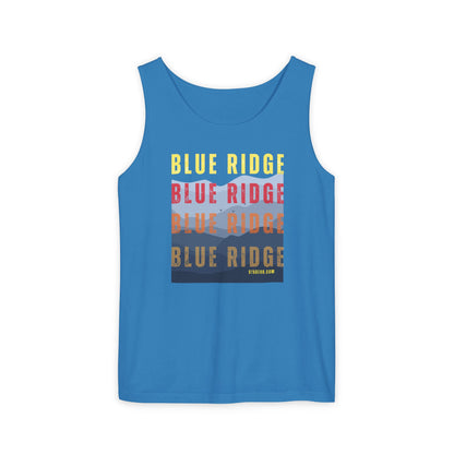 unisex tank-top, mountains graphic, by 515 Gear | Blue Ridge, GA | cotton tank perfect for casual hikes and workouts