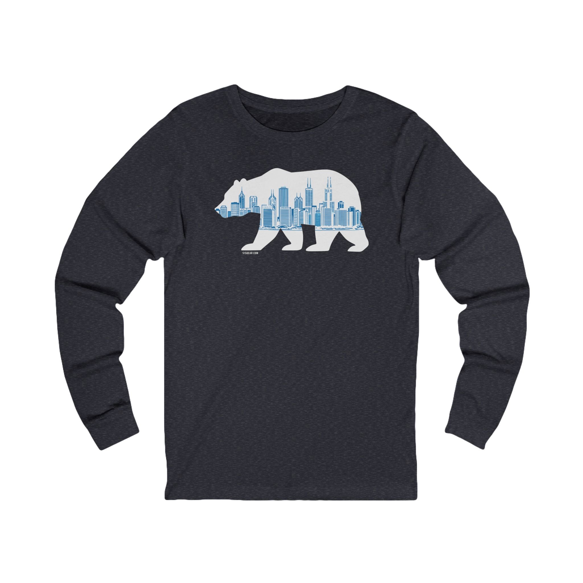 “Bear Down, Chi-Town” Skyline Long Sleeve Tee