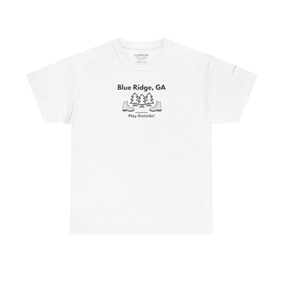 Unisex Adult T-shirt, Play Outside, by 515Gear.com | Blue Ridge, GA | Hiking themed t-shirt